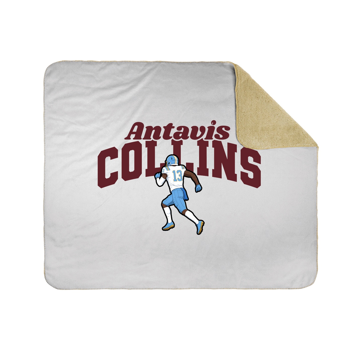 Throw Blanket — Signature Arch in White