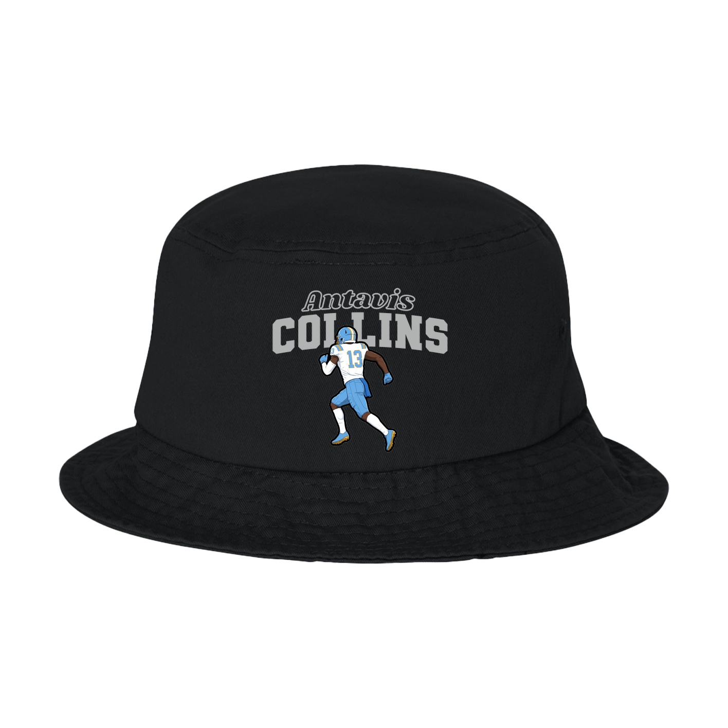Bucket Cap — Name Arch in Black
