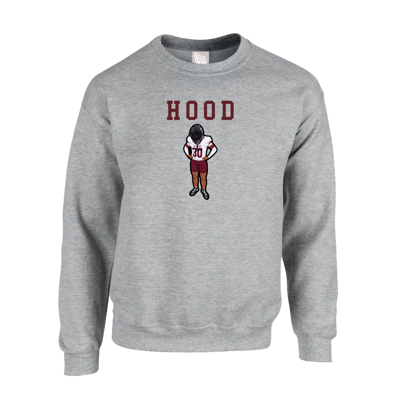 Fleece Crew — Shirsey in Grey
