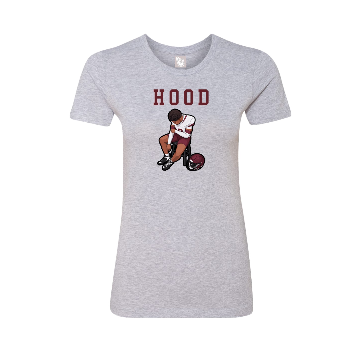Fitted Women's Tee — Shirsey in Grey