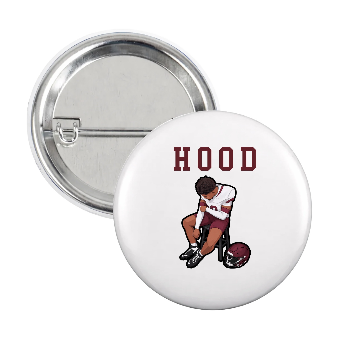 Game Day Button — Shirsey in White