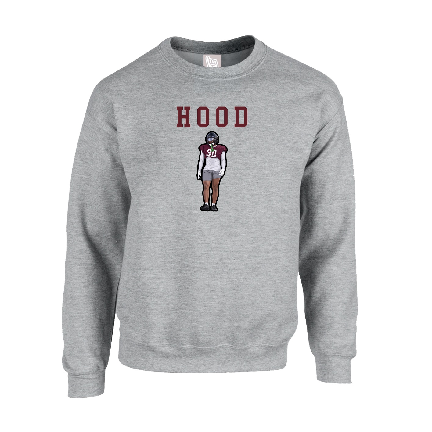 Fleece Crew — Shirsey in Grey