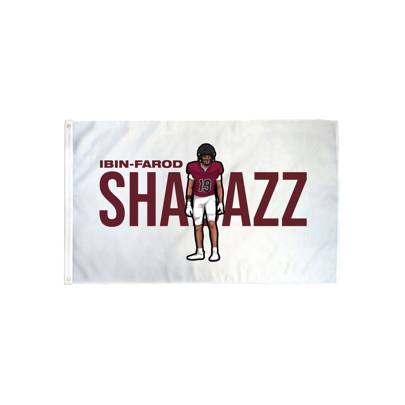 3x5 Flag — Player Name in Classic