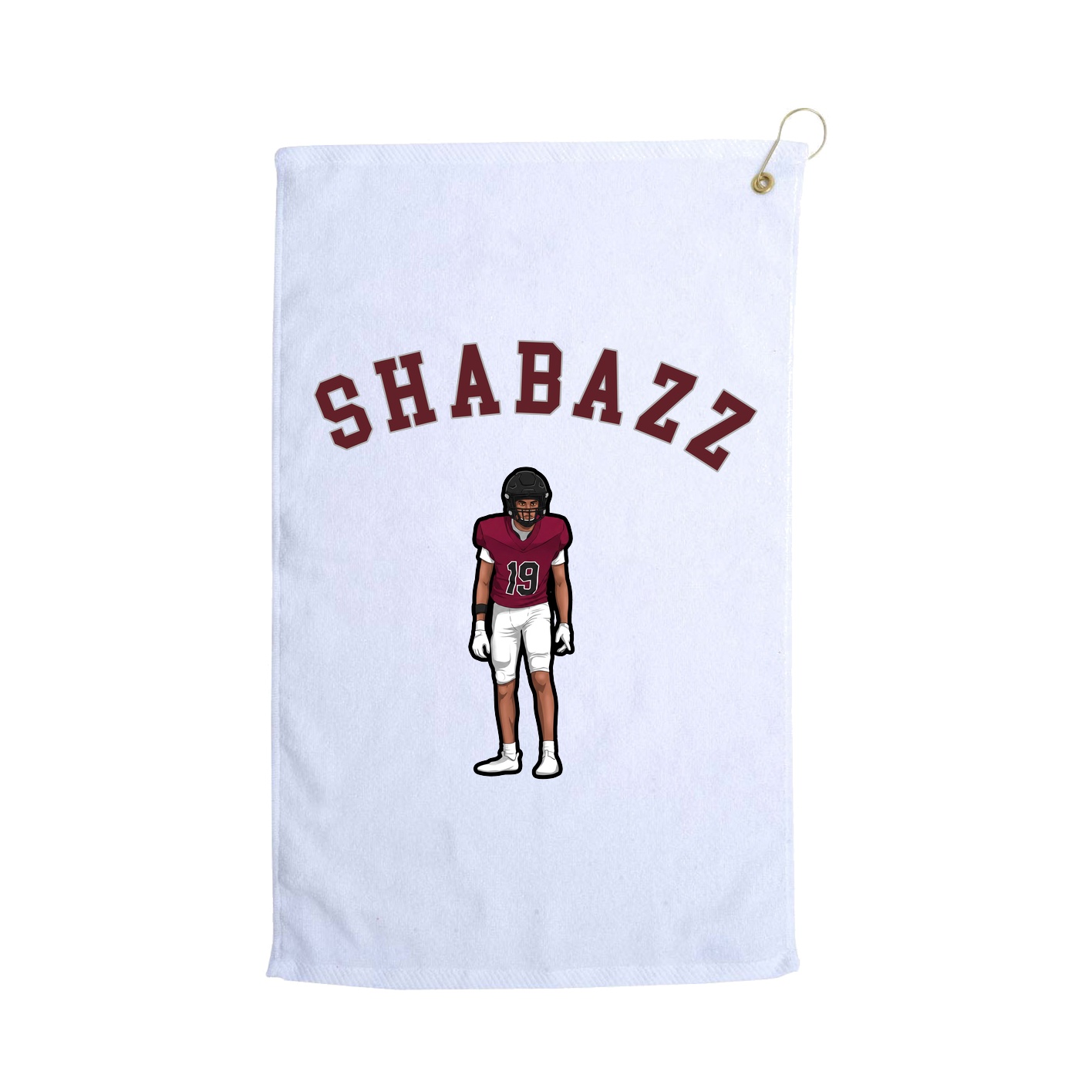 Golf Towel — Shirsey Arch in White