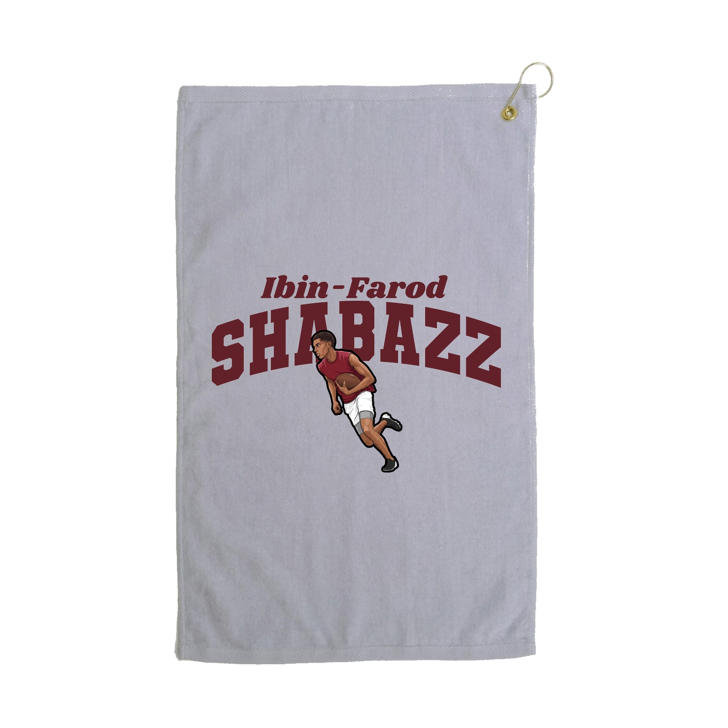 Golf Towel — Signature Arch in Grey