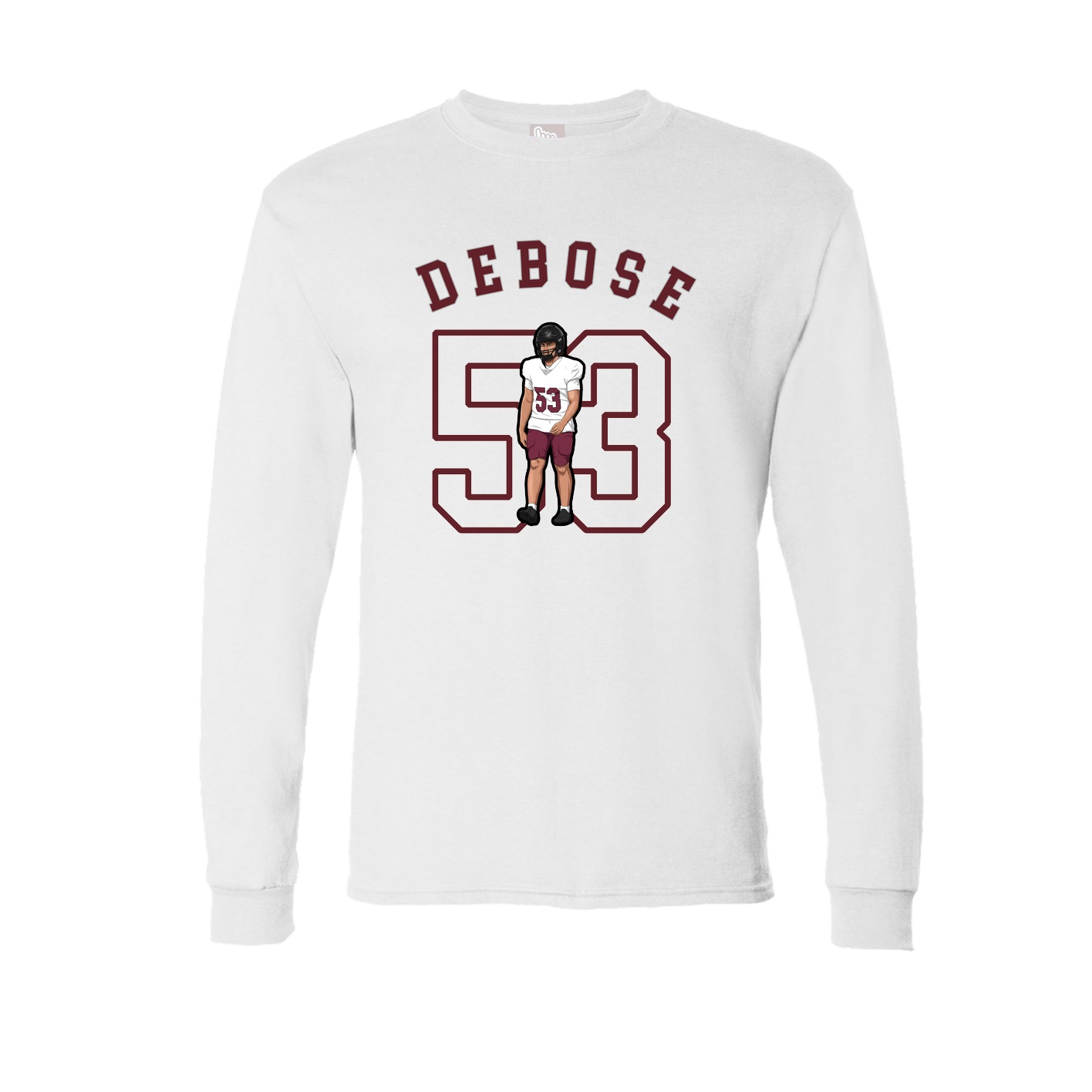 Long Sleeve Tee — Shirsey Arch in White