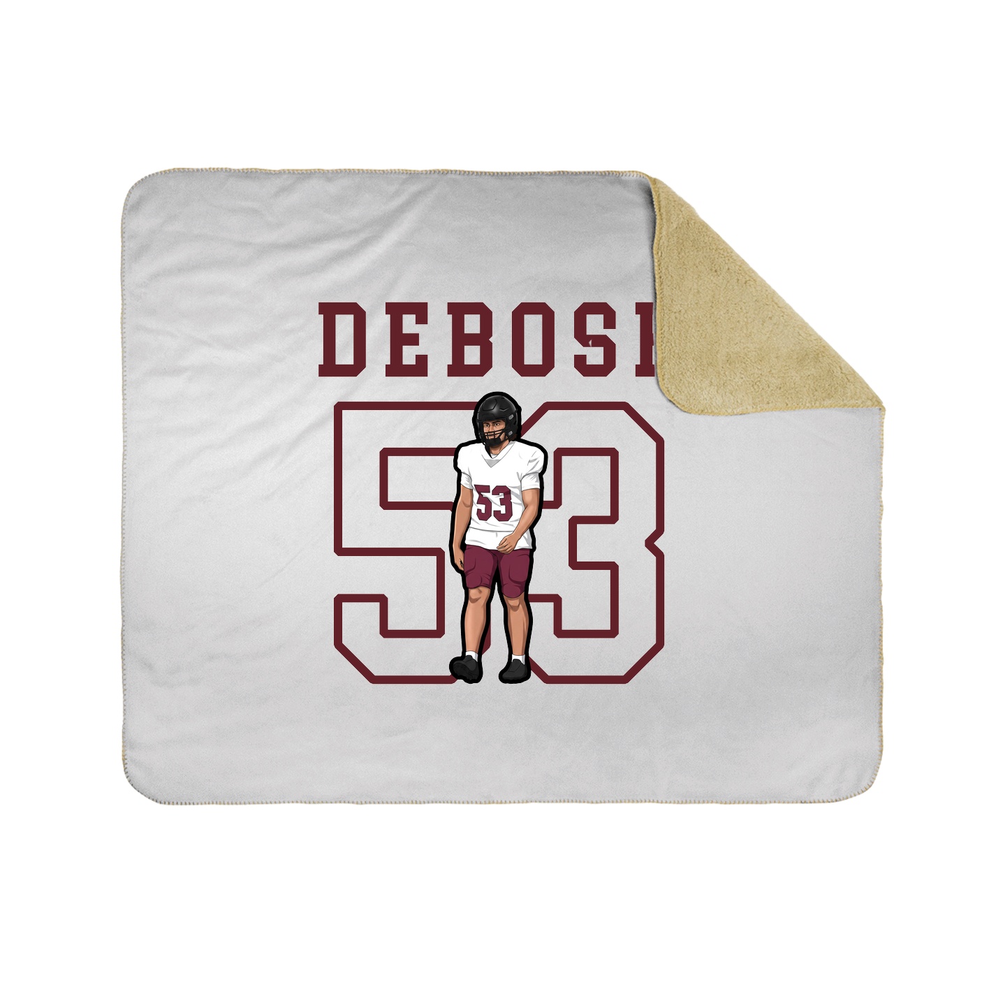 Throw Blanket — Shirsey in White