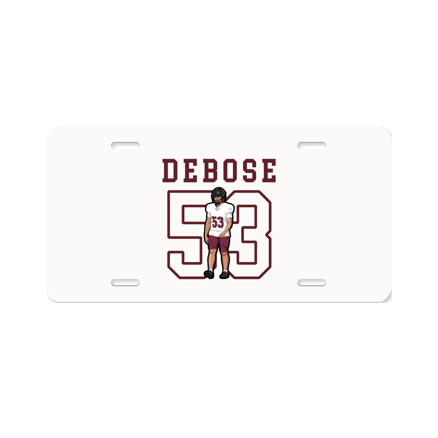 License Plate — Shirsey in Classic