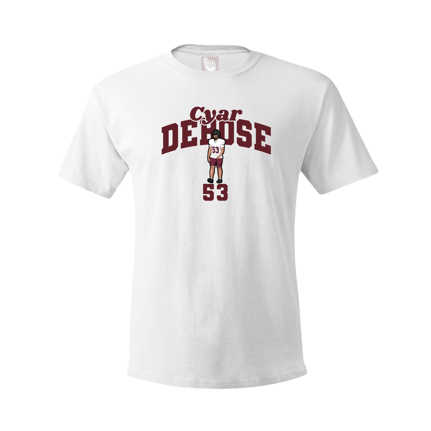 Youth Tee — Signature Arch in White