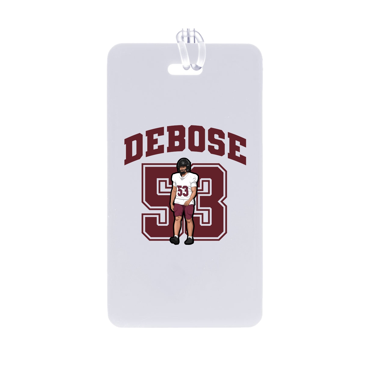 Bag Tag — Number in Classic