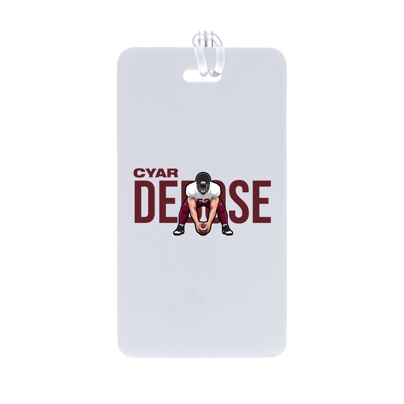 Bag Tag — Player Name in Classic