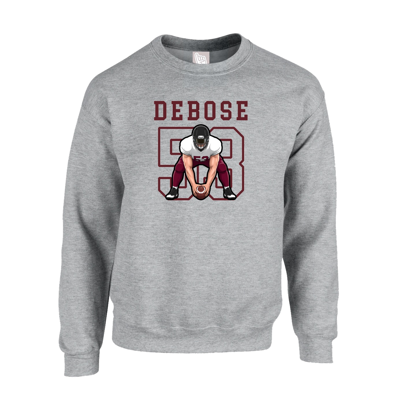 Fleece Crew — Shirsey in Grey