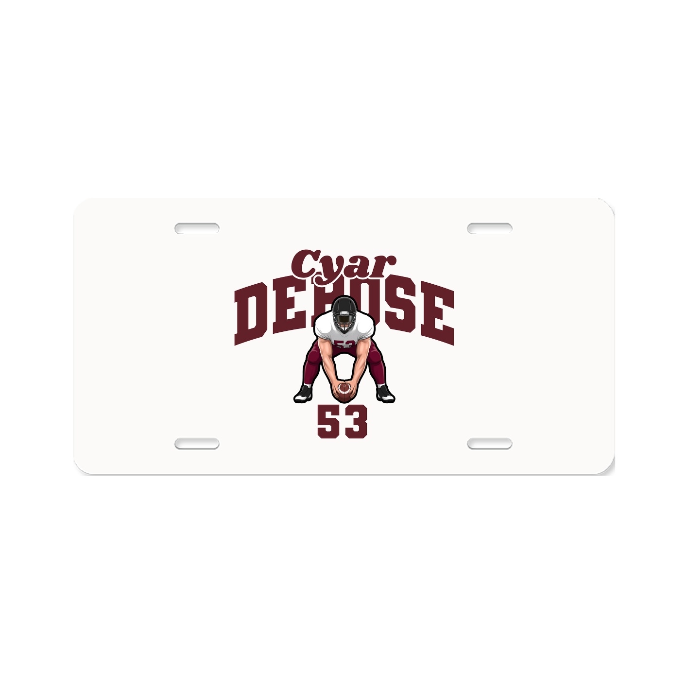 License Plate — Signature Arch in Classic