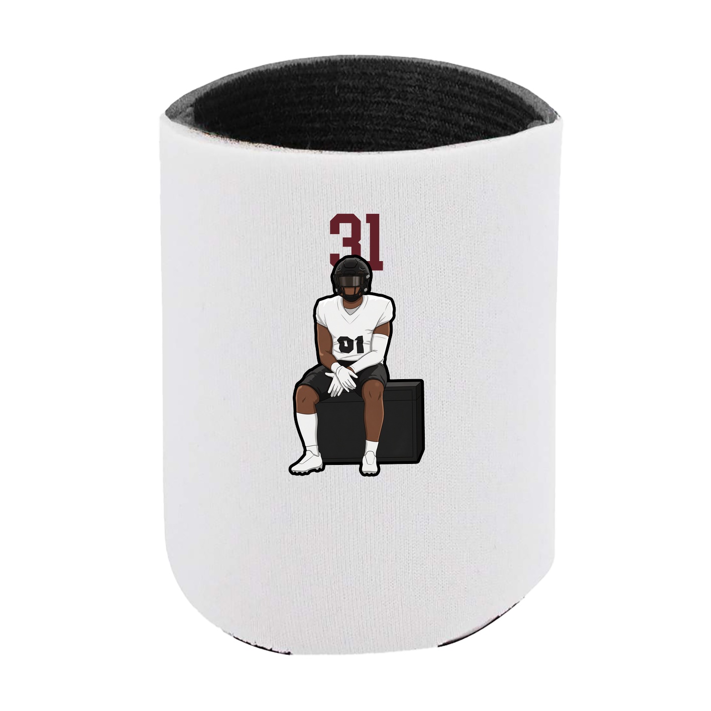 Can Holder — Number Top in White