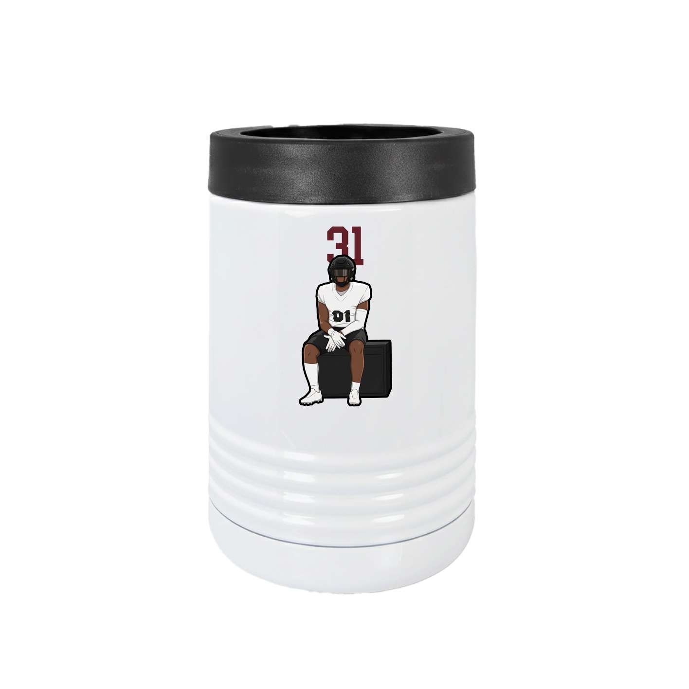 Beverage Holder — Number Top in White