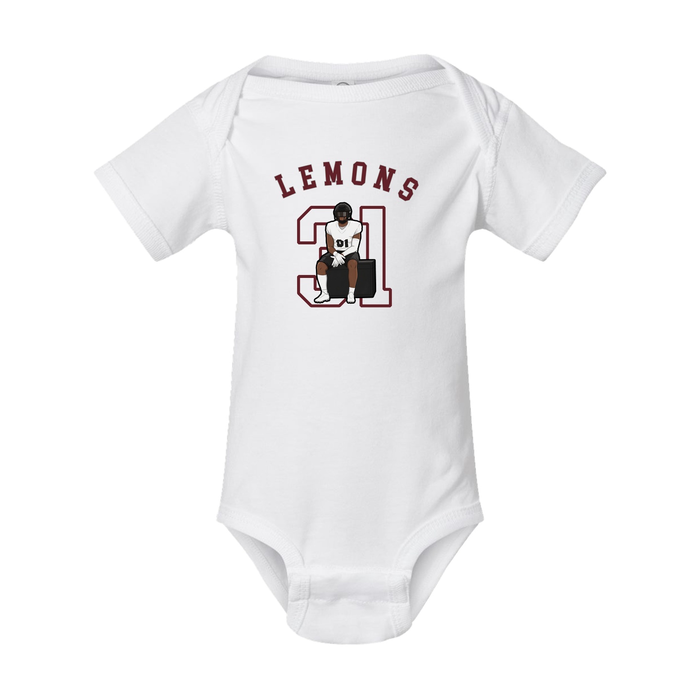 Baby Onesie — Shirsey Arch in White