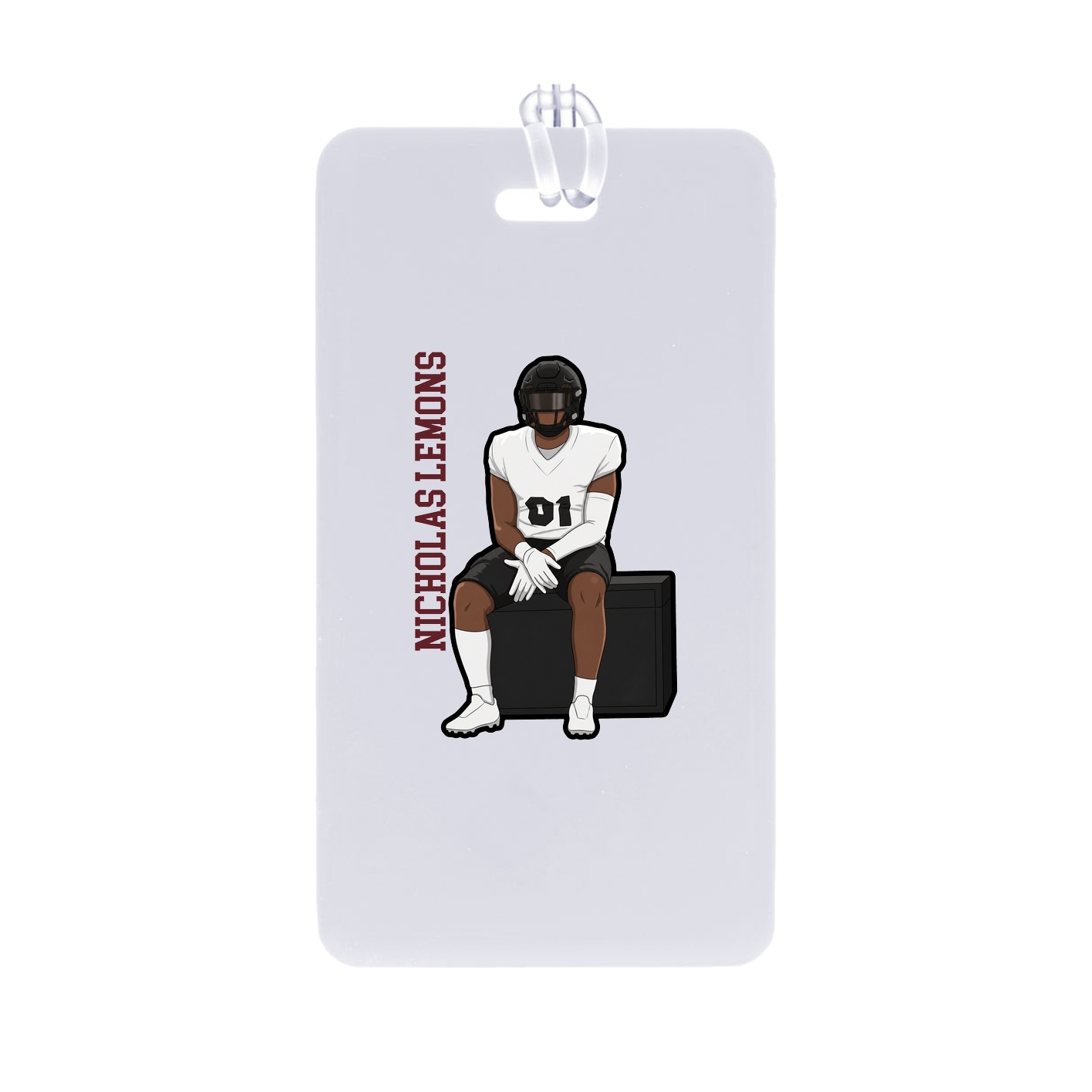 Bag Tag — Name Vertical in Classic