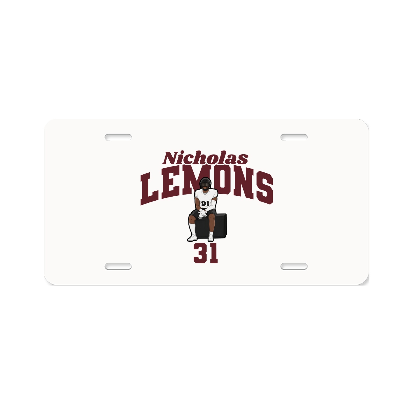 License Plate — Signature Arch in Classic