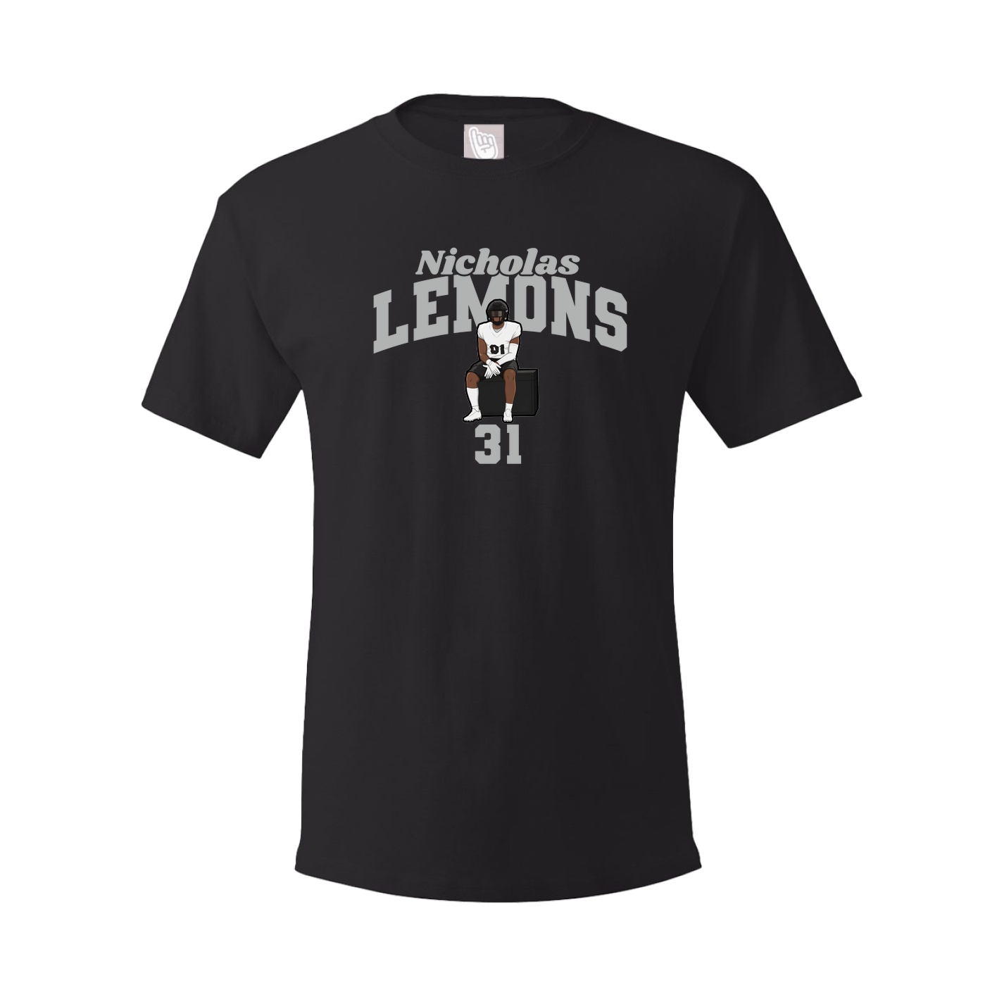 Youth Tee — Signature Arch in Black