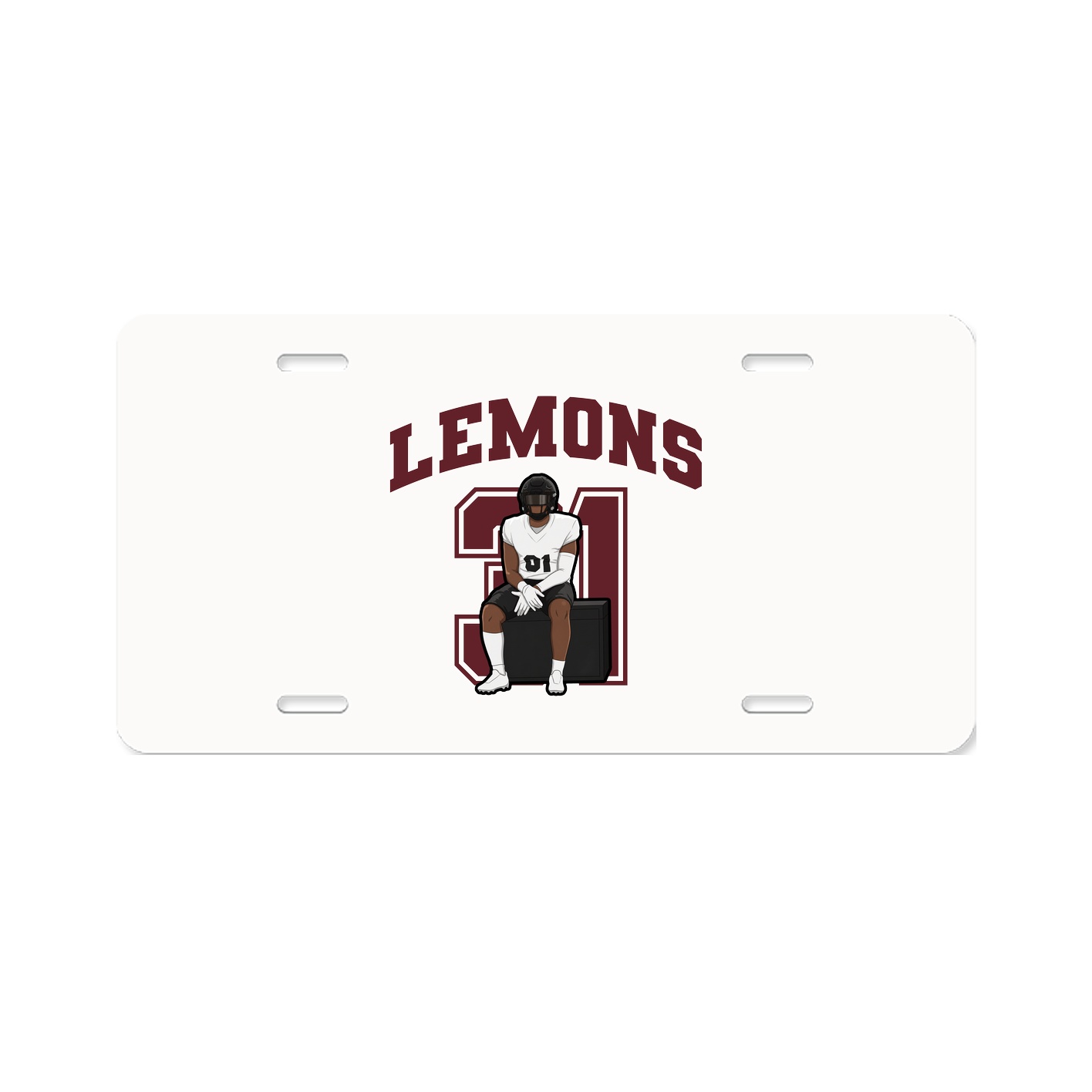License Plate — Number in Classic