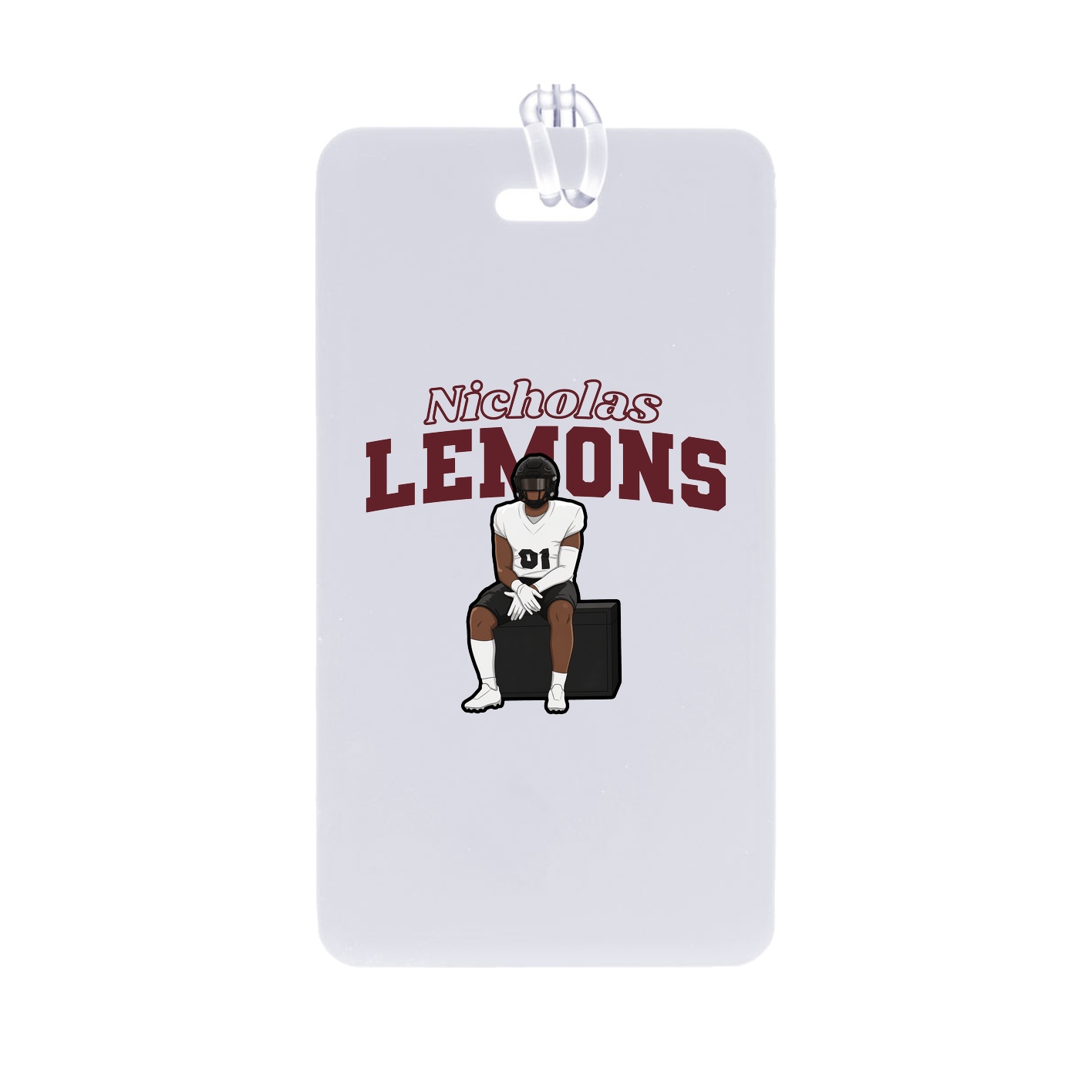 Bag Tag — Name Arch in Classic