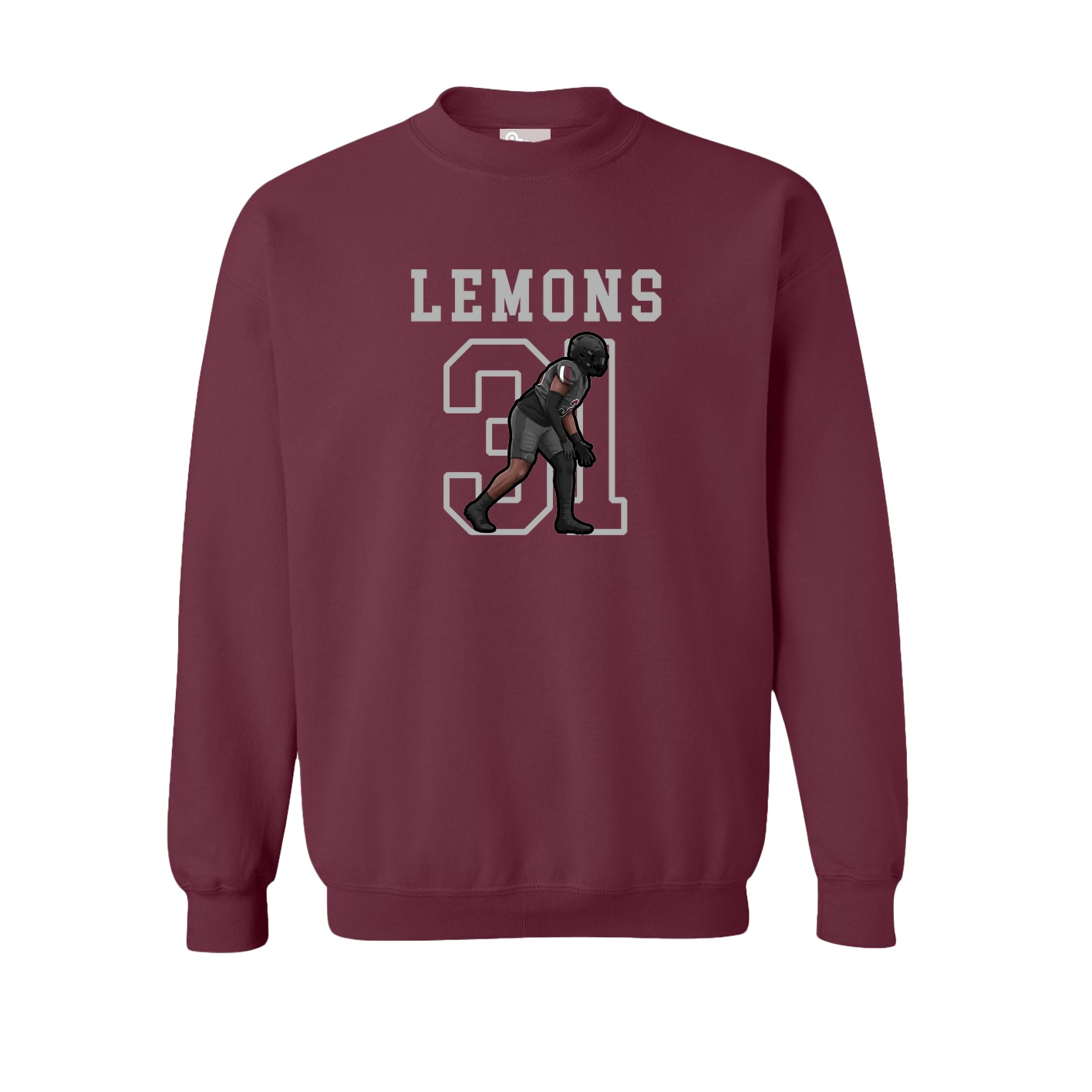 Fleece Crew — Shirsey in Maroon