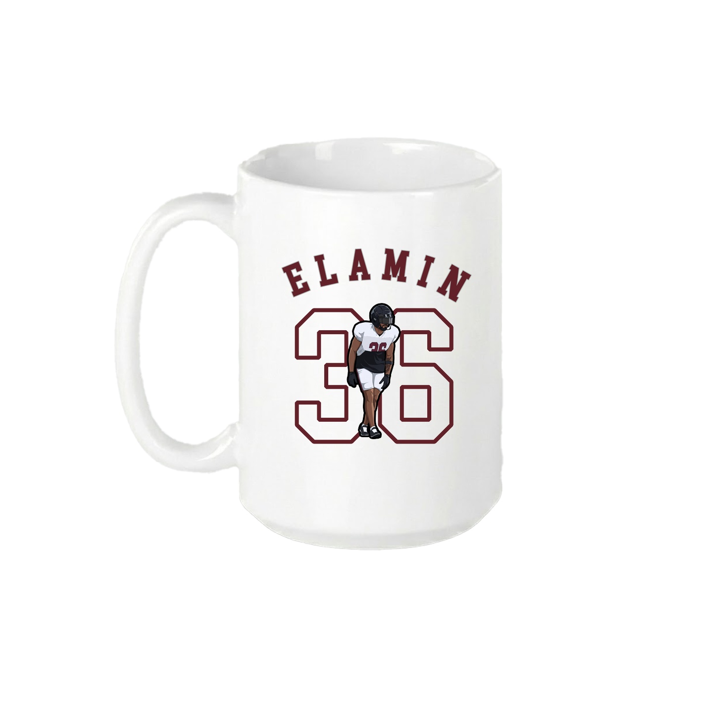 15oz Coffee Mug — Shirsey Arch in White