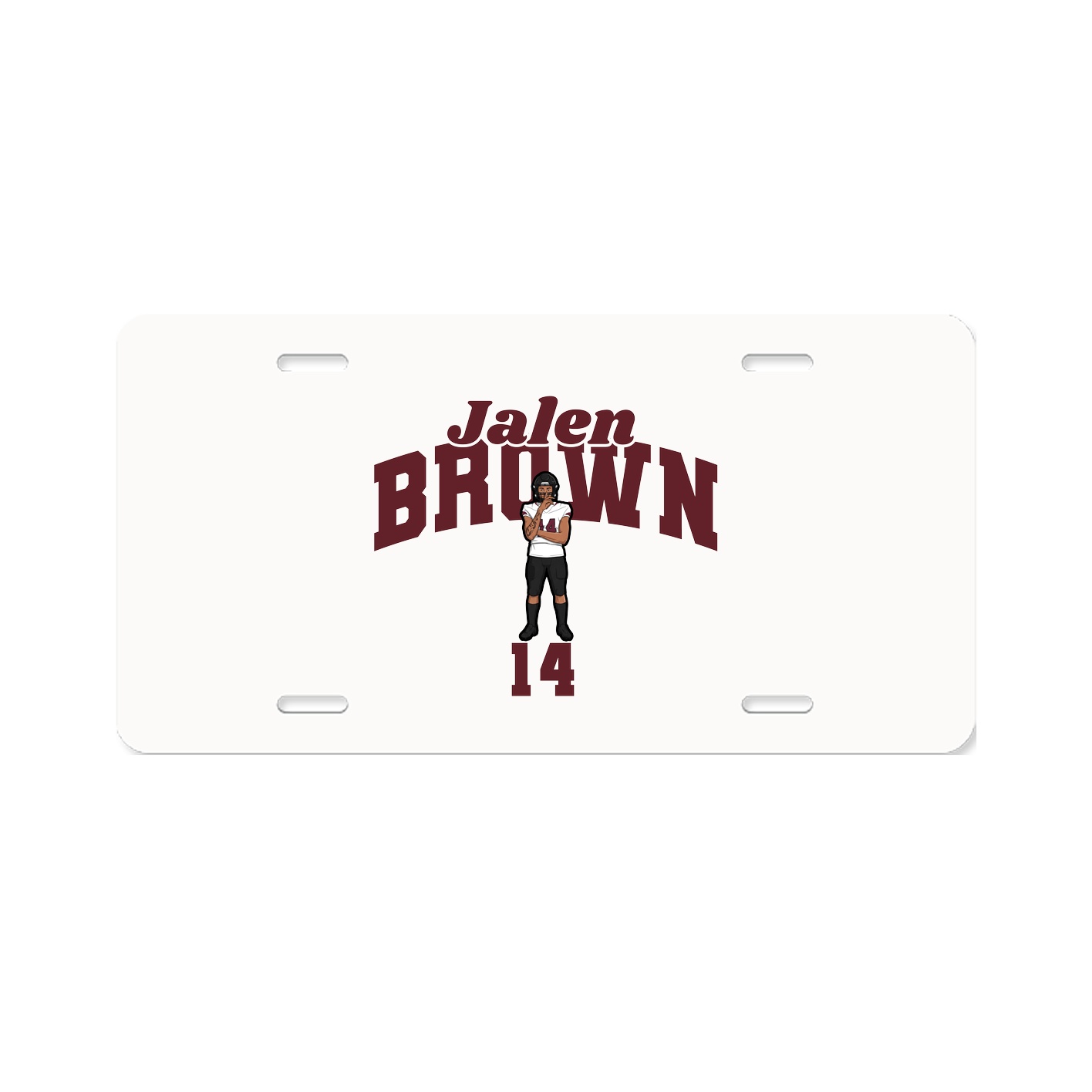License Plate — Signature Arch in Classic