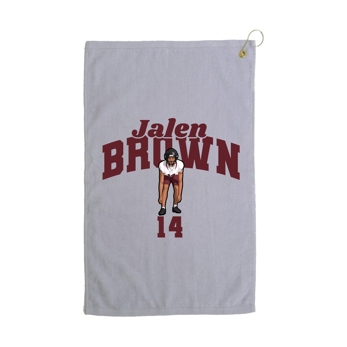 Golf Towel — Signature Arch in Grey