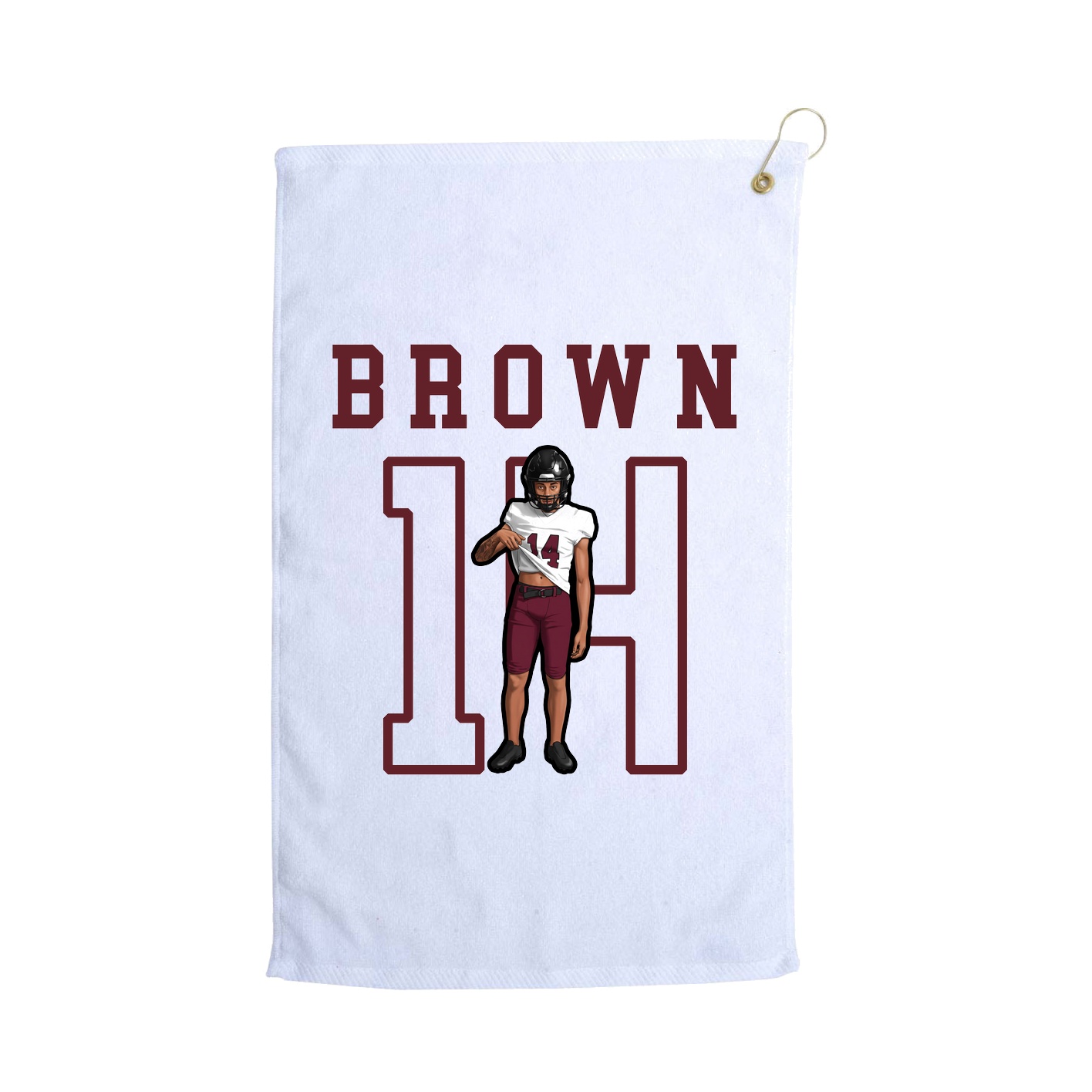 Golf Towel — Shirsey in White