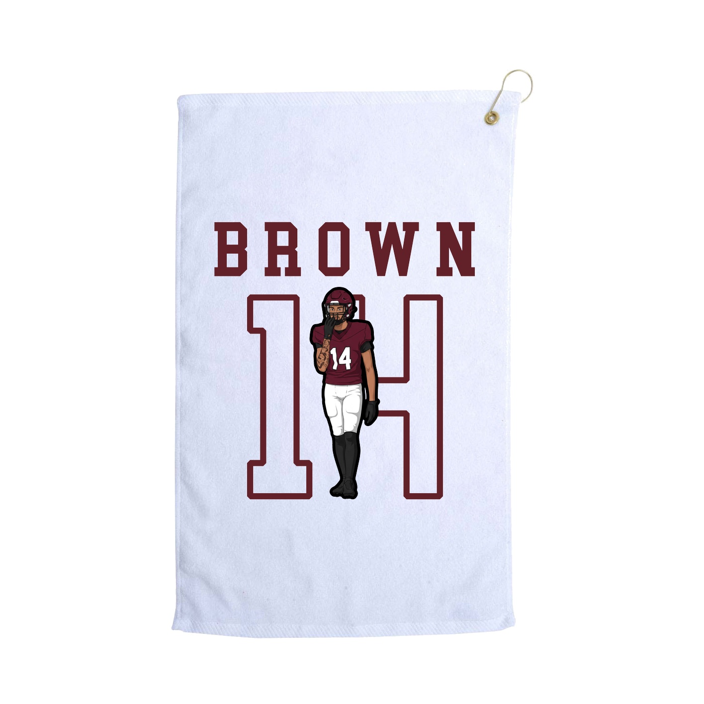Golf Towel — Shirsey in White