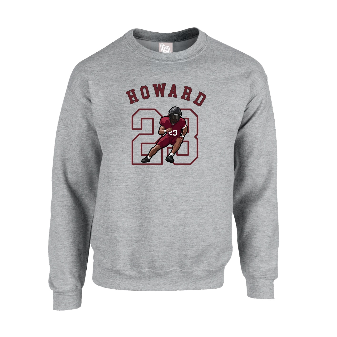 Fleece Crew — Shirsey Arch in Grey