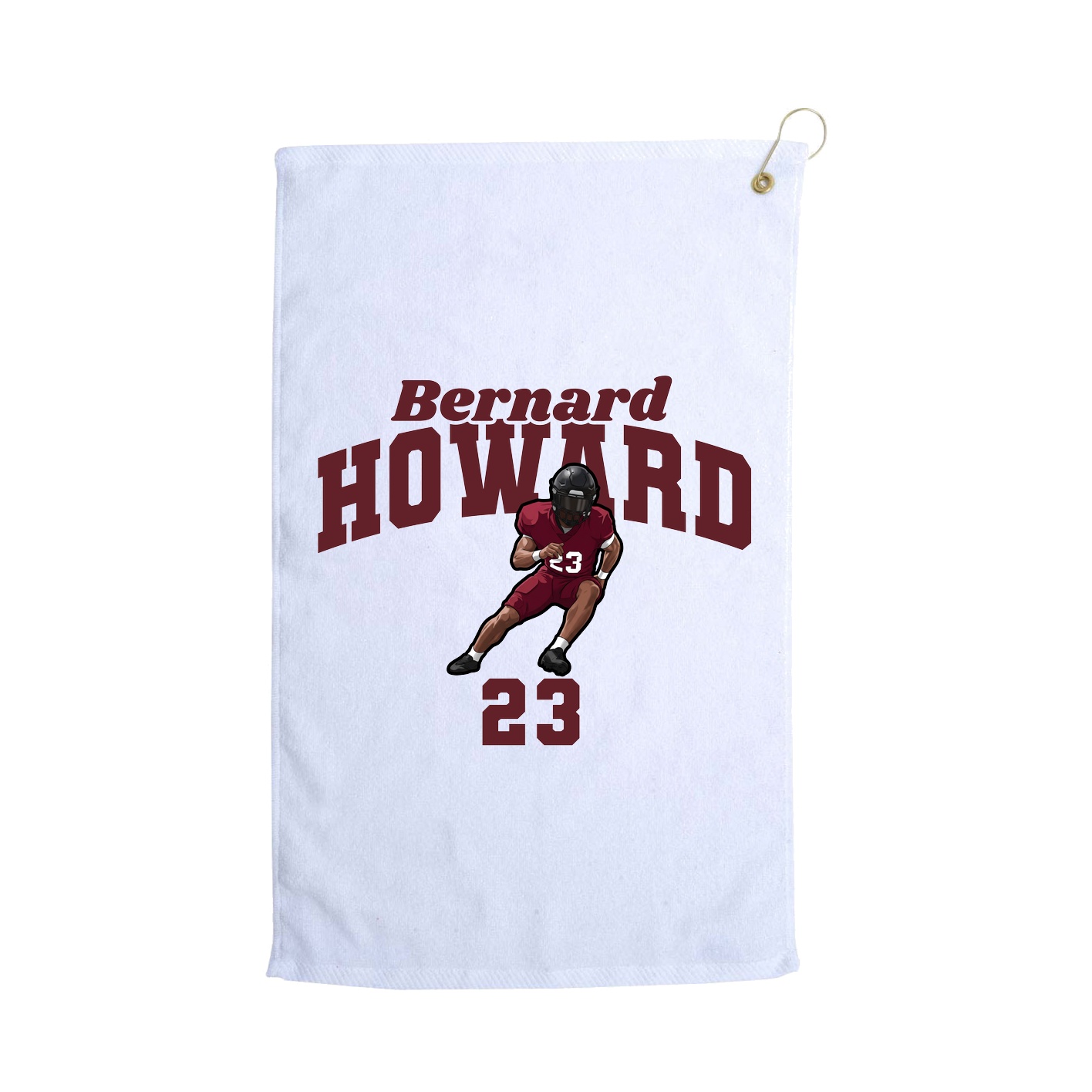 Golf Towel — Signature Arch in White
