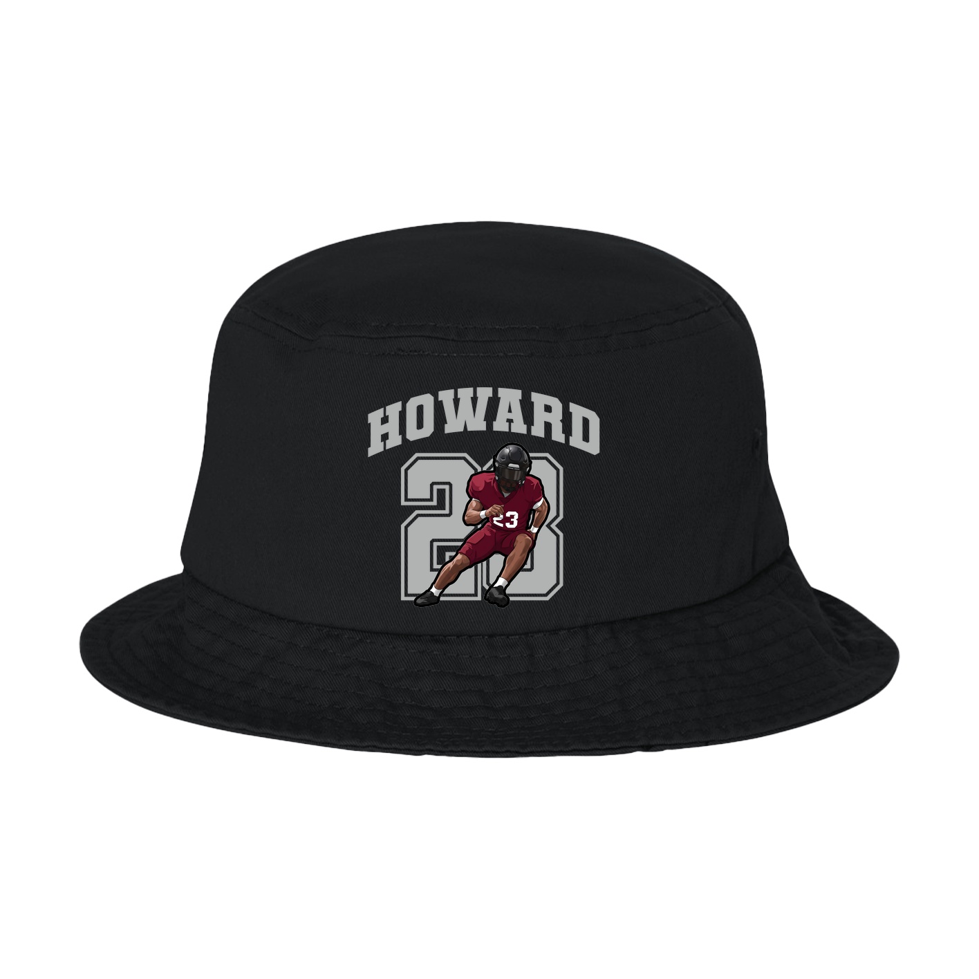 Bucket Cap — Number in Black