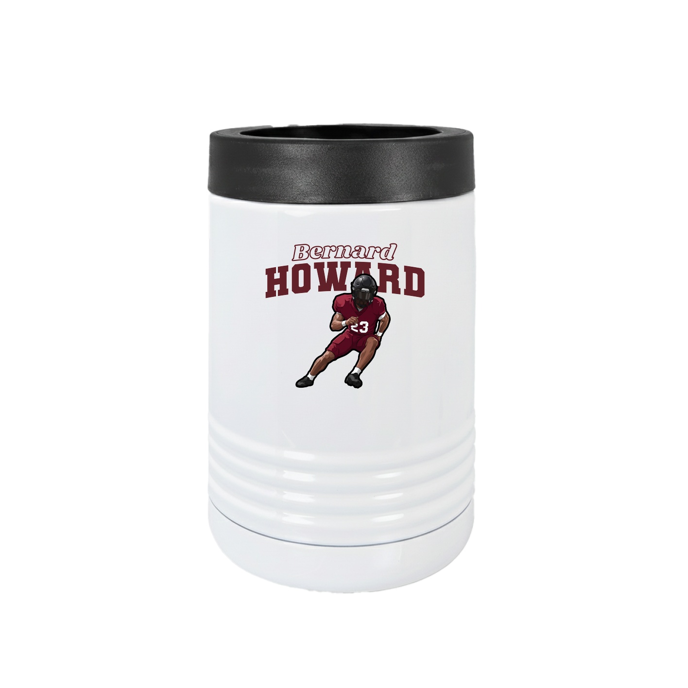 Beverage Holder — Name Arch in White
