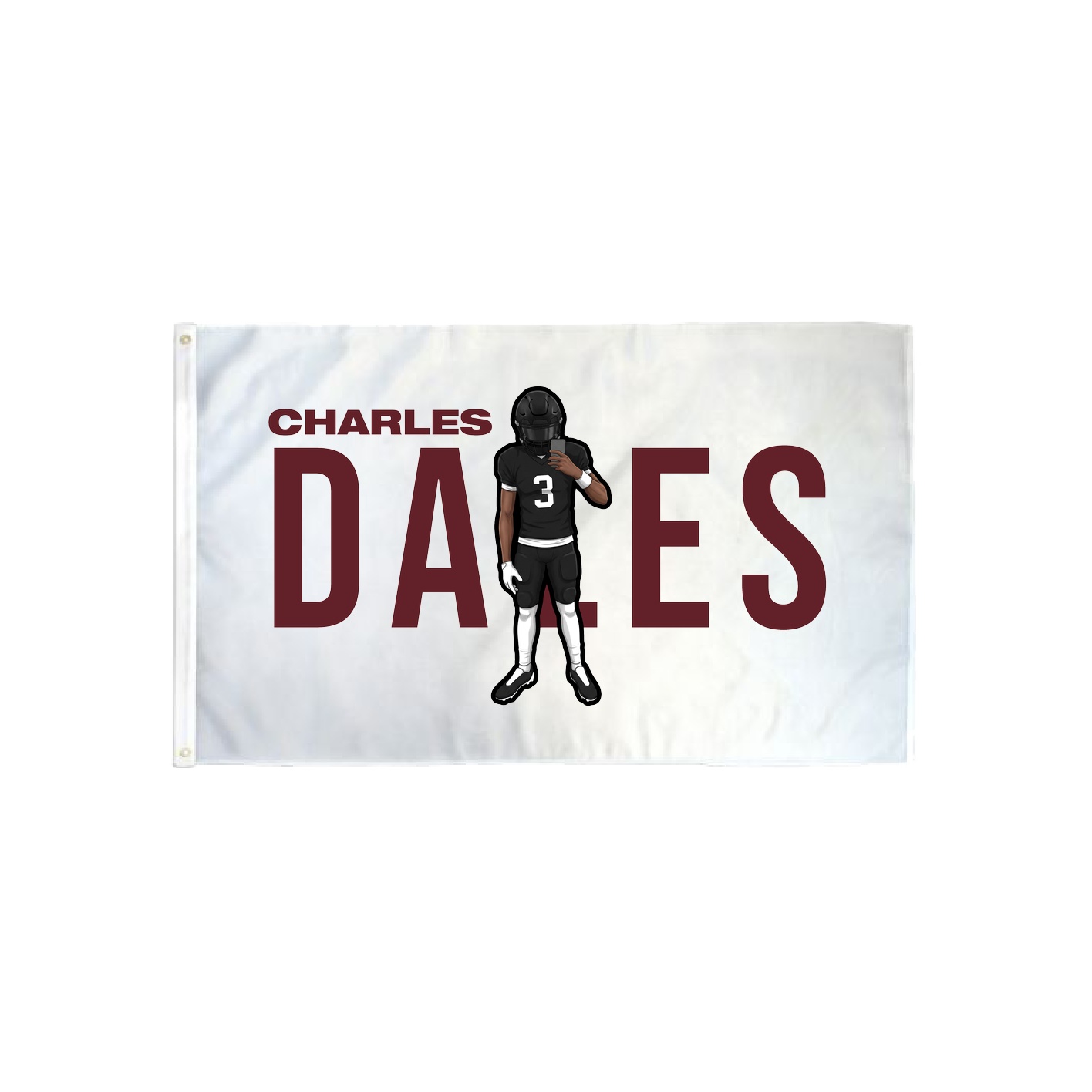 3x5 Flag — Player Name in Classic