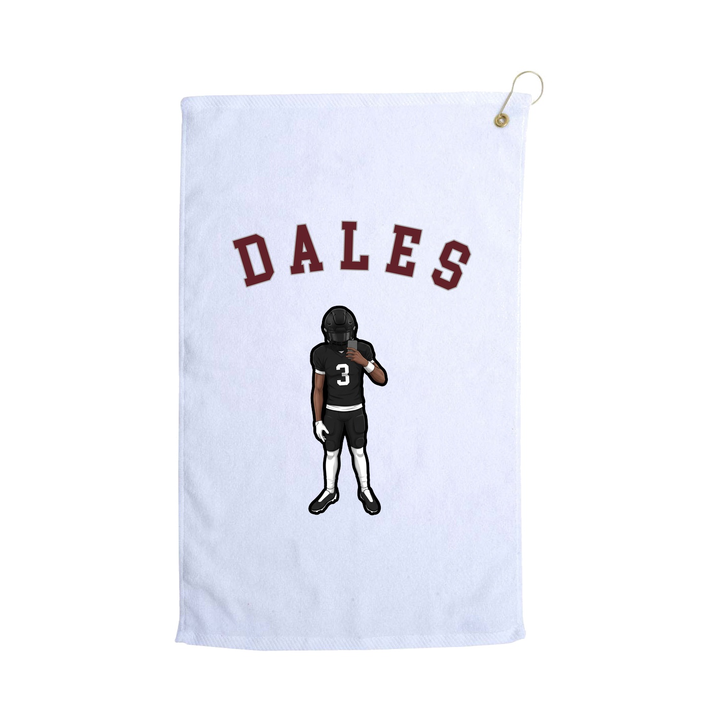 Golf Towel — Shirsey Arch in White