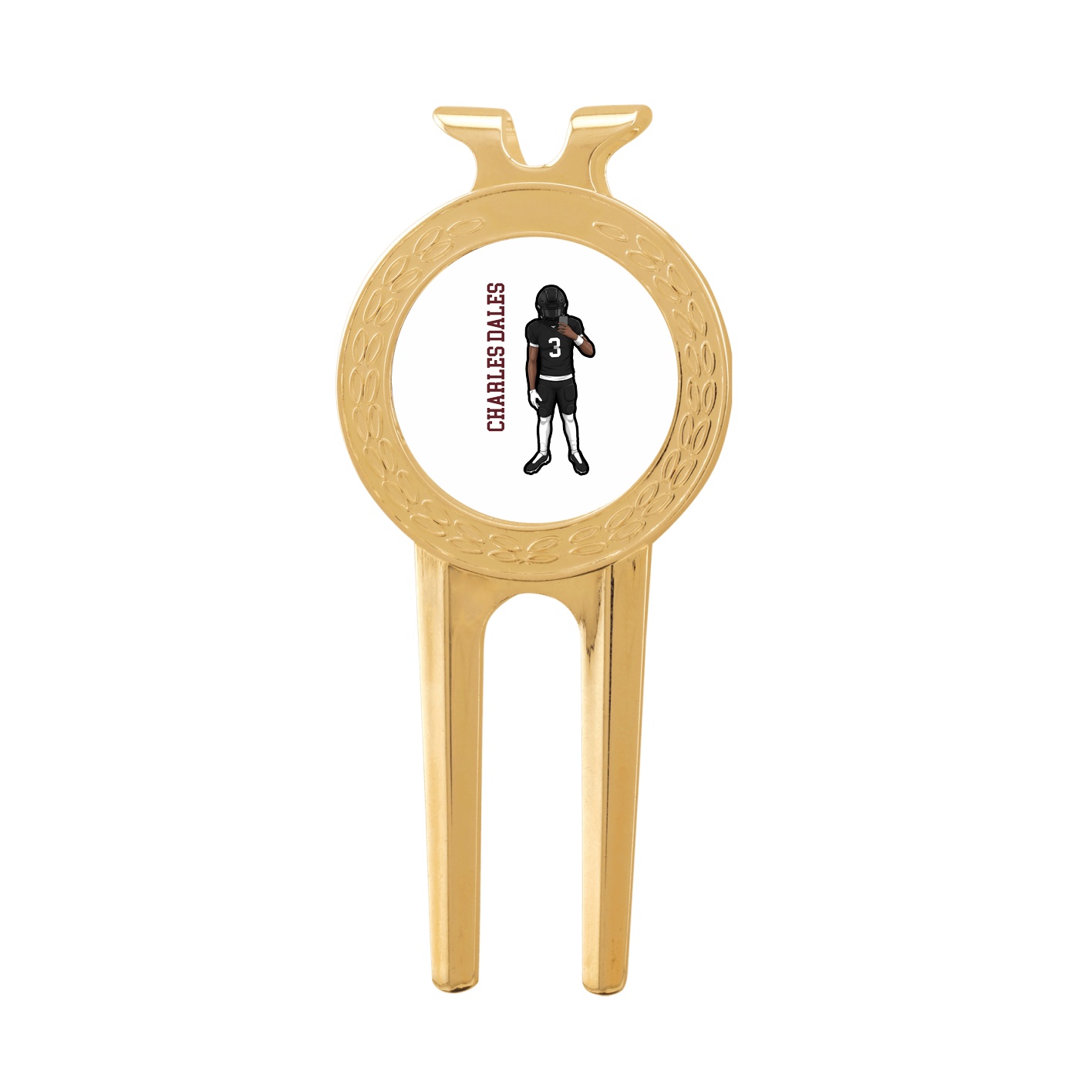 Divot Tool with Ball Marker — Name Vertical in Classic