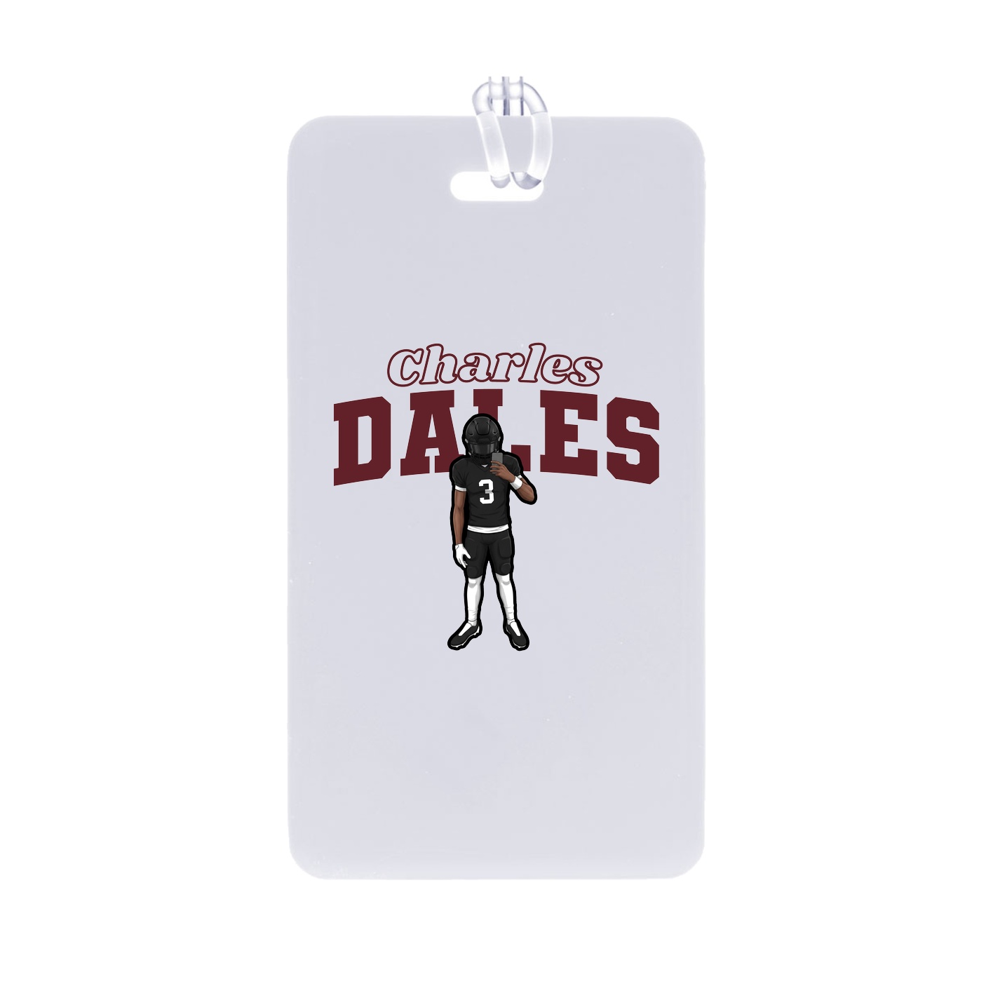 Bag Tag — Name Arch in Classic