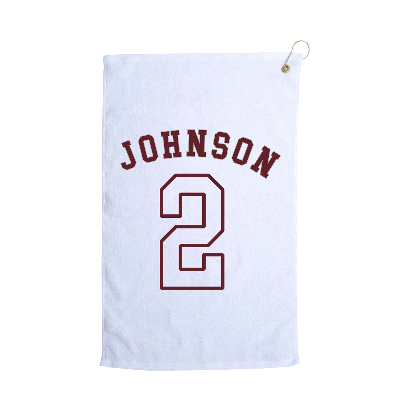 Golf Towel — Shirsey Arch in White