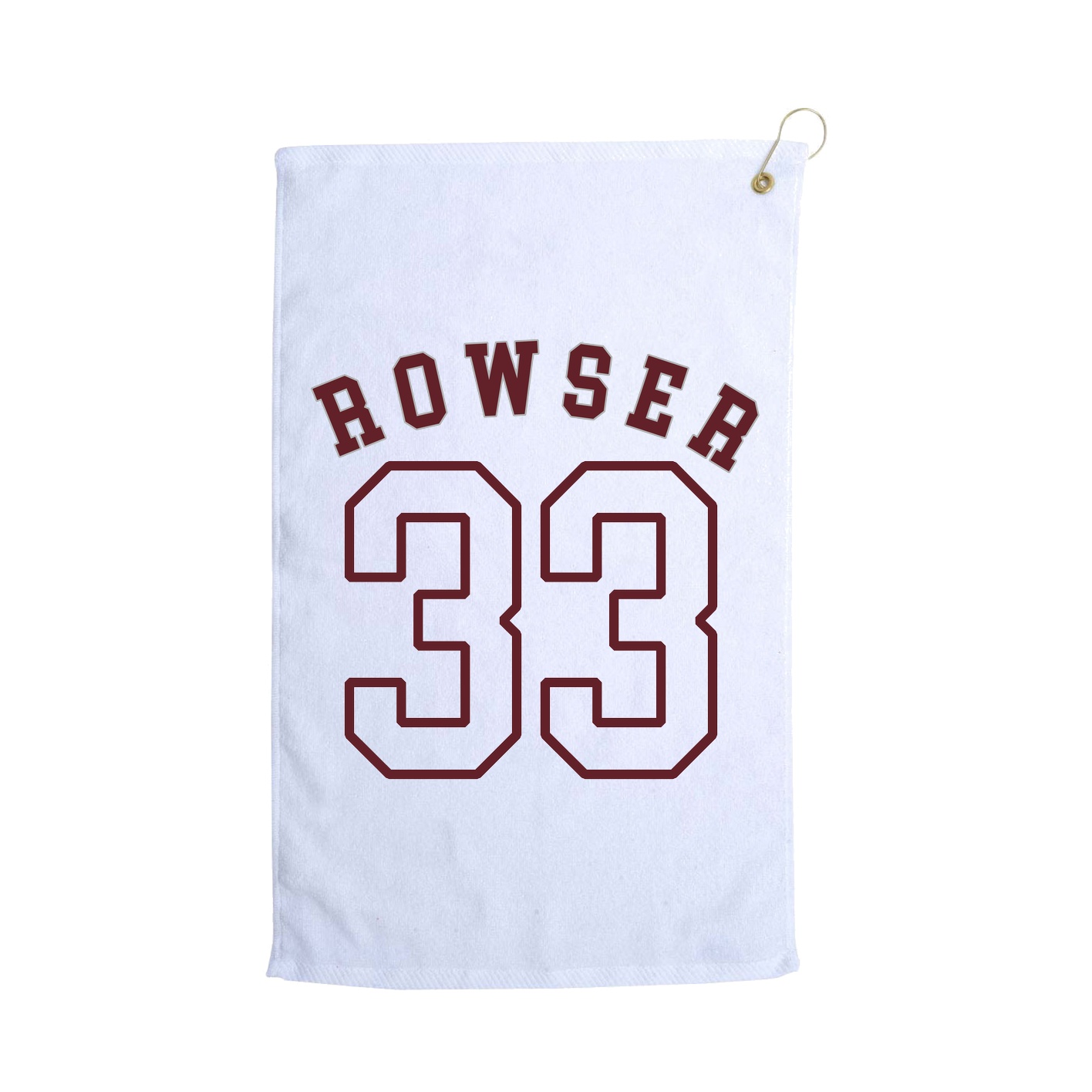 Golf Towel — Shirsey Arch in White