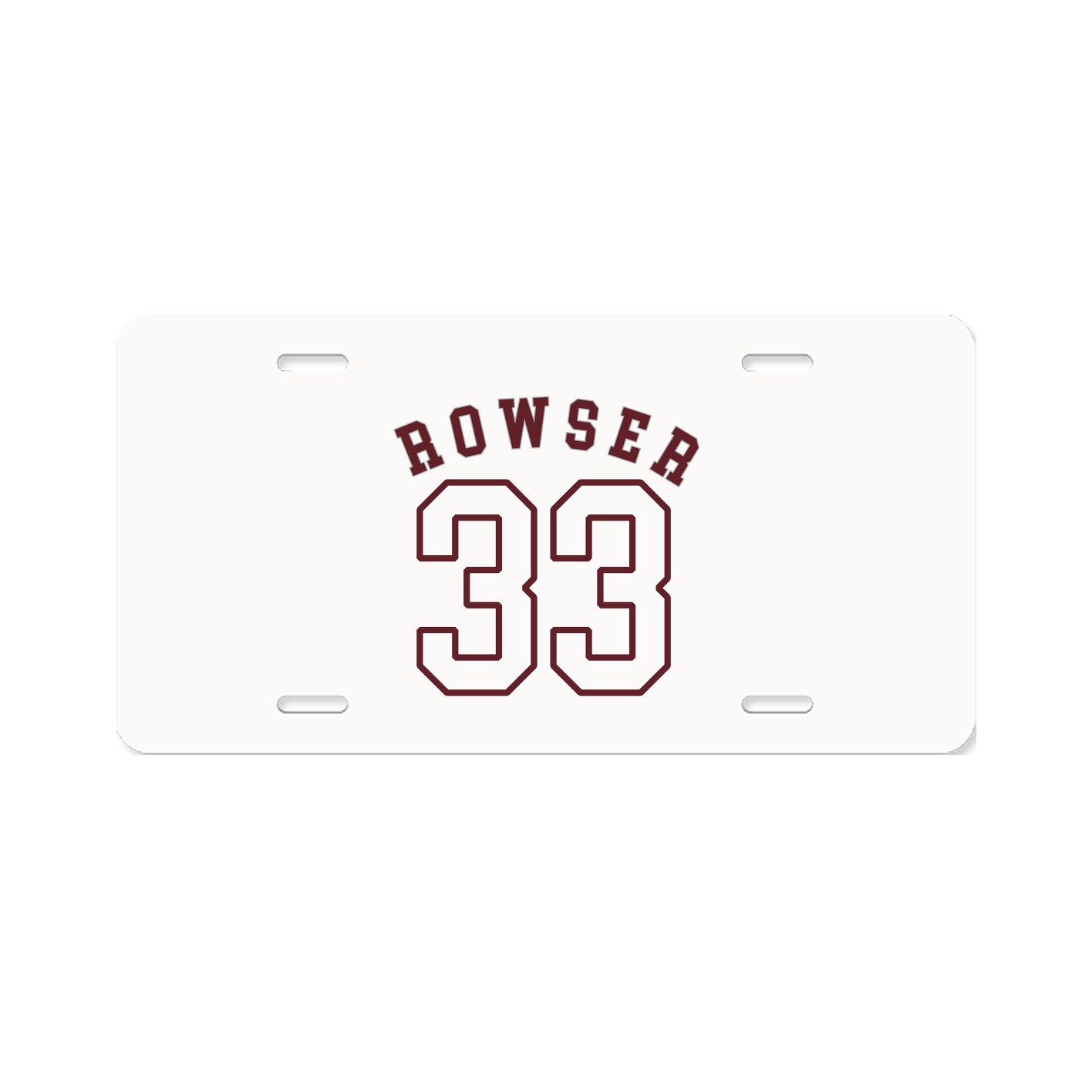 License Plate — Shirsey Arch in Classic