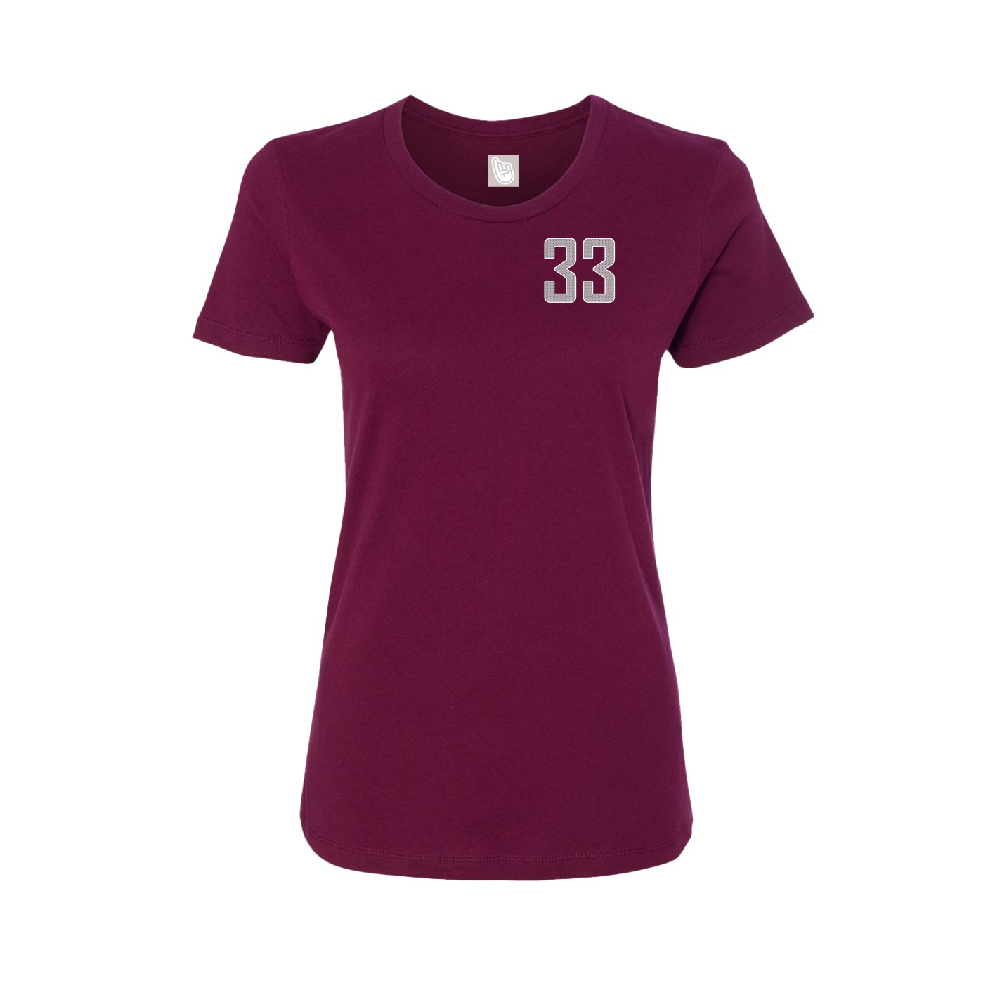 Womens Tee — Front Shirsy in Maroon