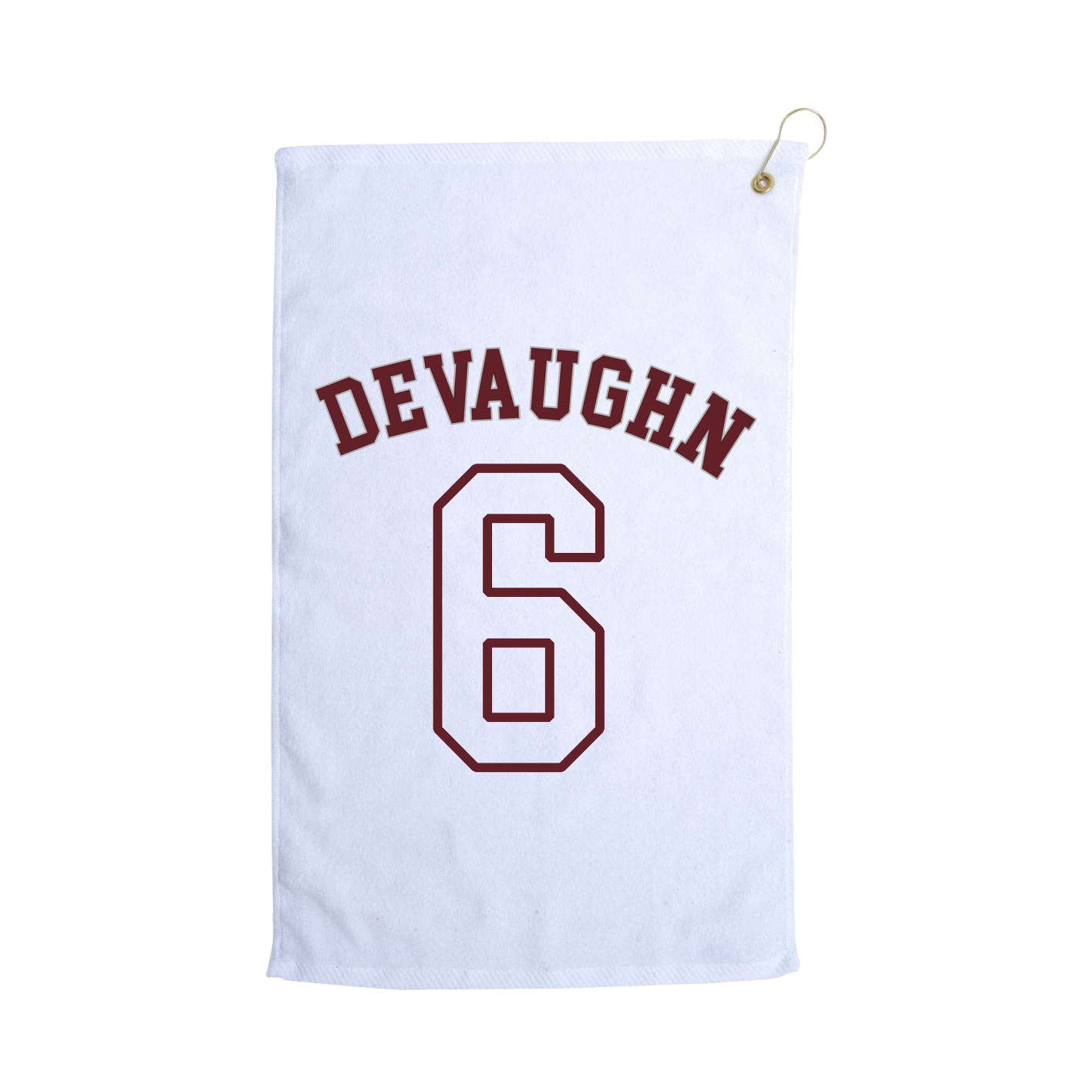 Golf Towel — Shirsey Arch in White
