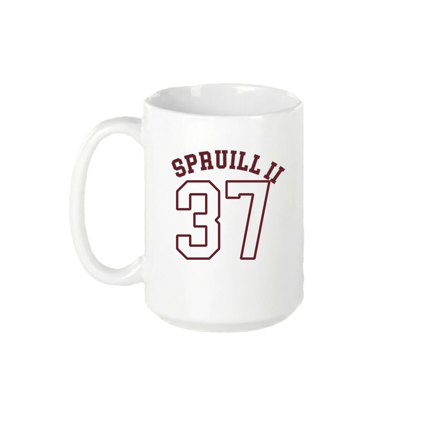 15oz Coffee Mug — Shirsey Arch in White