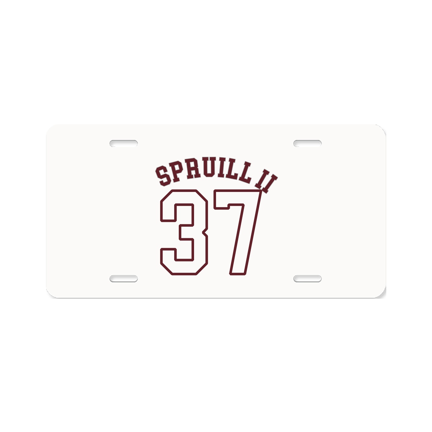 License Plate — Shirsey Arch in Classic