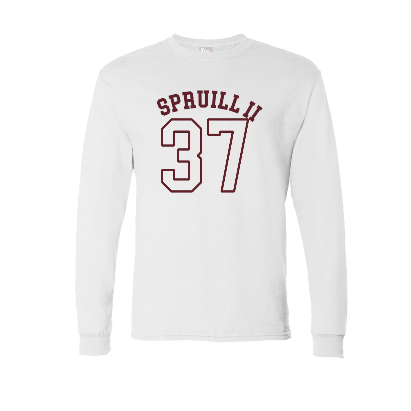 Long Sleeve Tee — Shirsey Arch in White