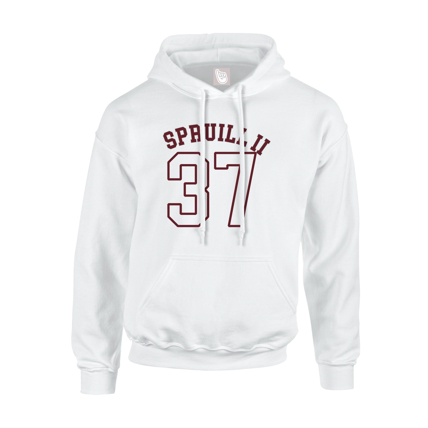 Hoodie — Shirsey Arch in White