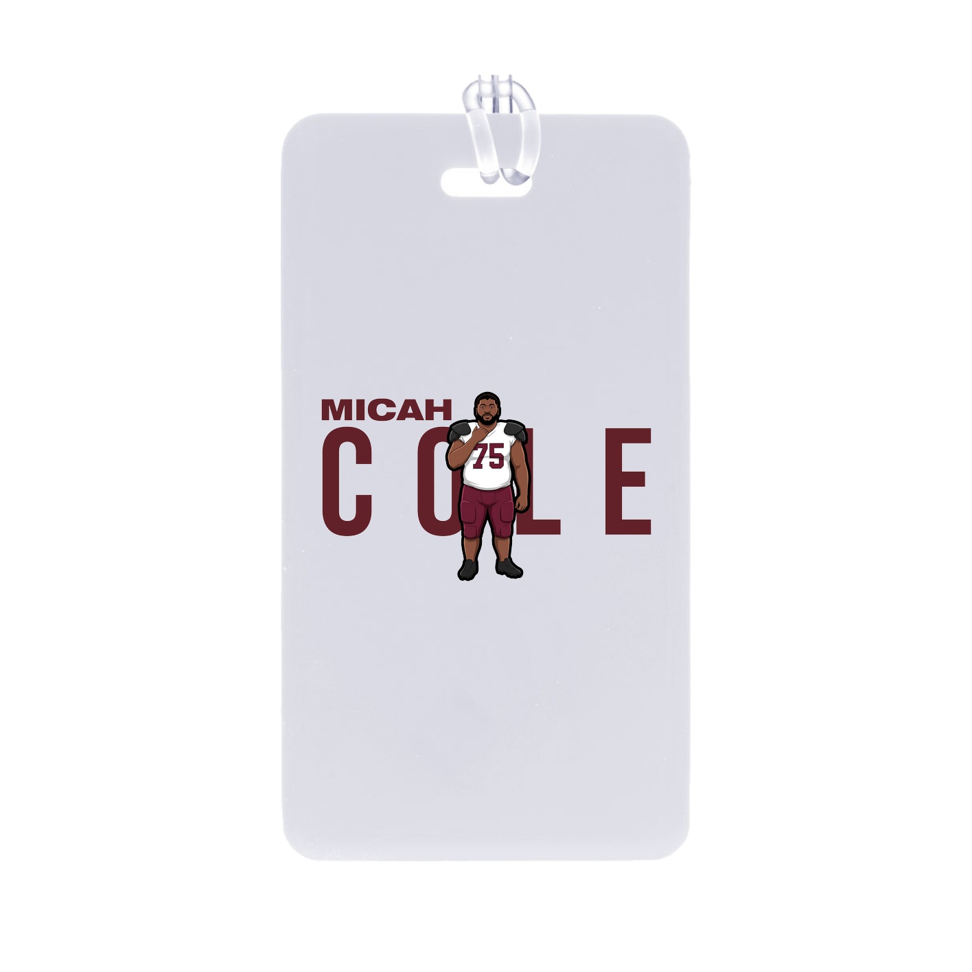 Bag Tag — Player Name in Classic