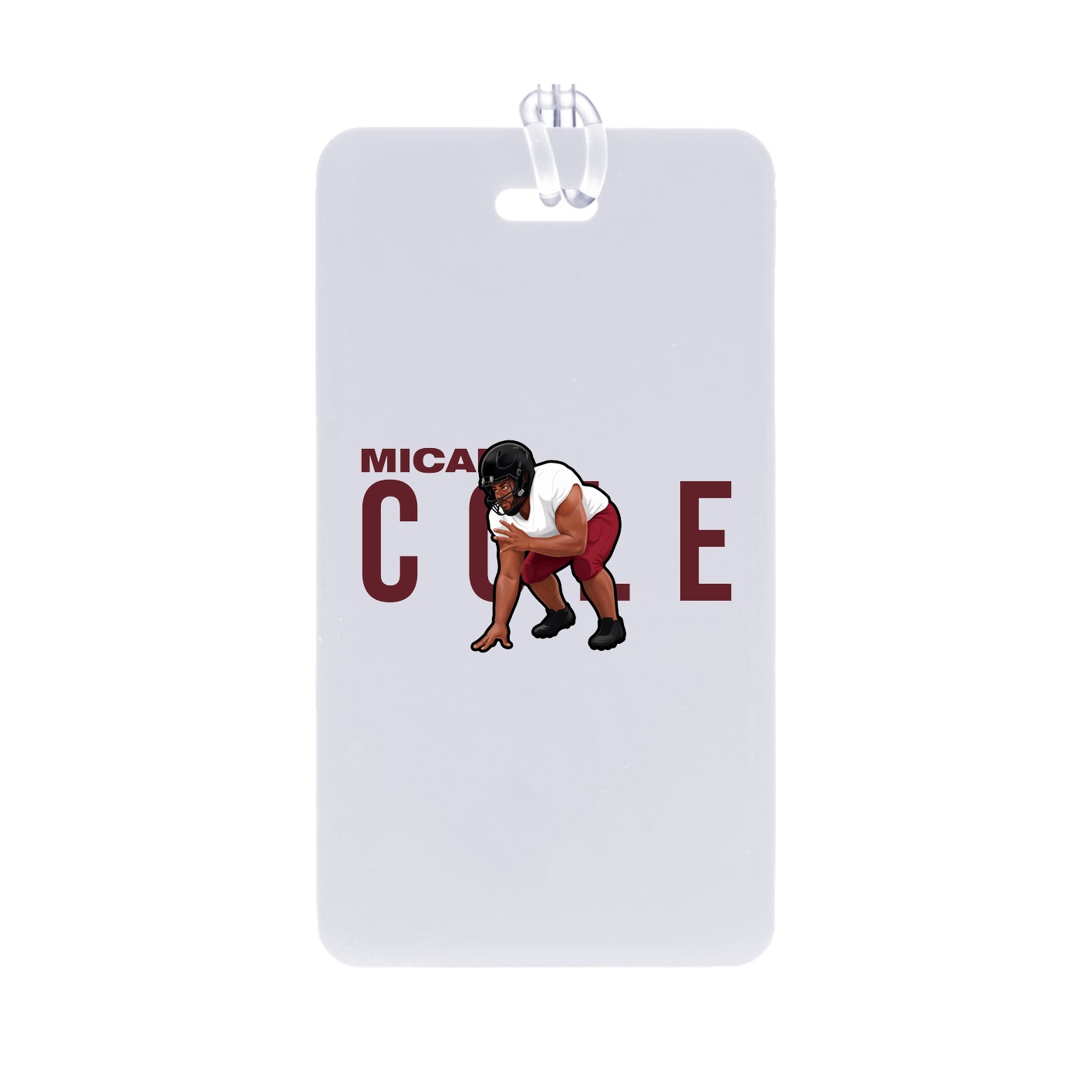 Bag Tag — Player Name in Classic